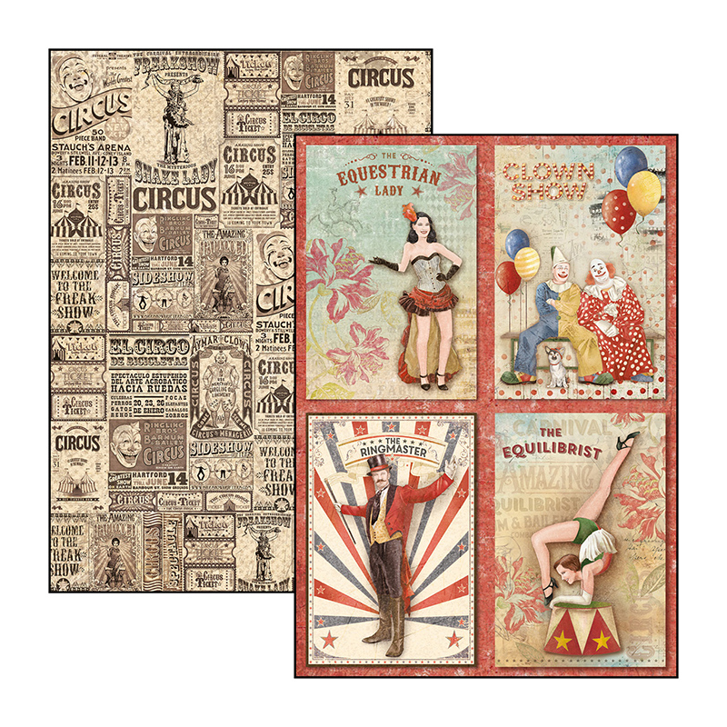 The Greatest Show zestaw 9 kartek A4 CBCL027