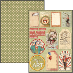 The Greatest Show zestaw 9 kartek A4 CBCL027