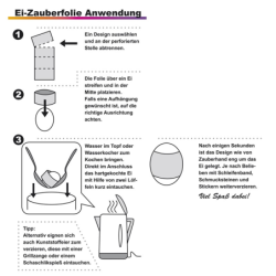 ozdobna folia na jajka 4,5 cm x 7,4 cm RÓŻE 12szt