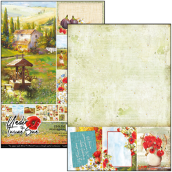 UNDER THE TUSCAN SUN zestaw 9 kartek A4