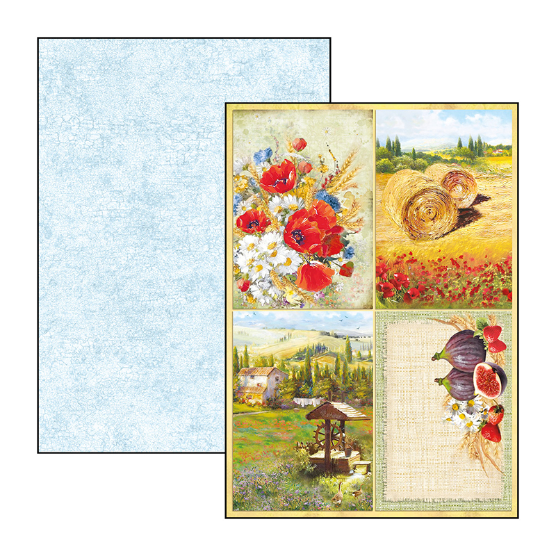 UNDER THE TUSCAN SUN zestaw 9 kartek A4