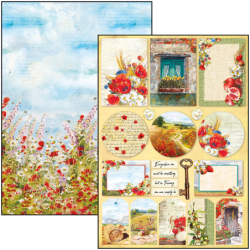 UNDER THE TUSCAN SUN zestaw 9 kartek A4