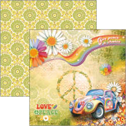 The Seventies zestaw 24 kartek 15 x 15 cm