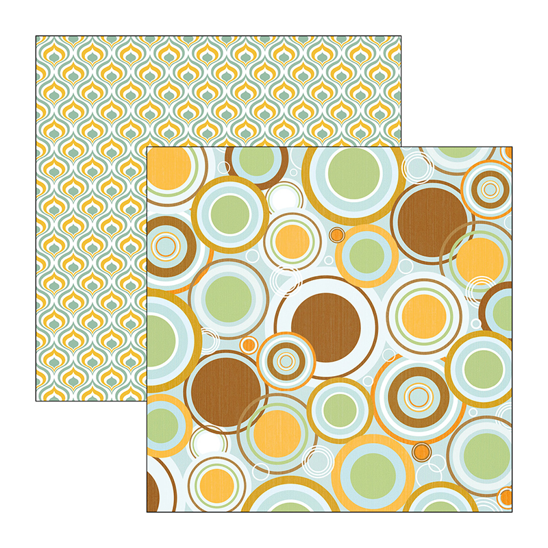 The Seventies zestaw 24 kartek 15 x 15 cm