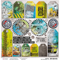 Start your engines rozm. 30,5 x 30,5 CBSS097