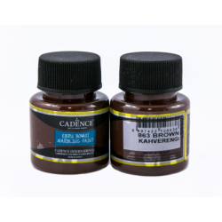 Farba ebru marbling 45ml brąz