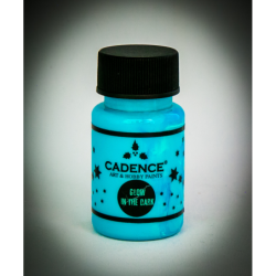 Farba fluorescencyjna Glow In the Dark 50ml, Niebieski