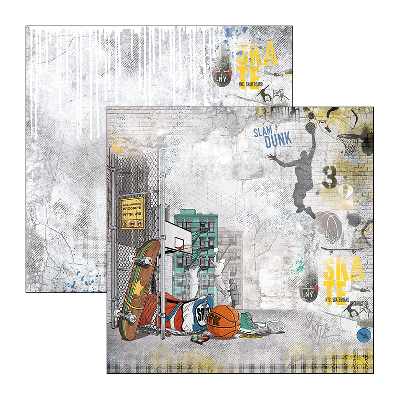 Hipster zestaw 12 kartek rozm. 30,5 x 30,5 cm