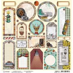 Hipster rozm. 30,5x30,5cm CBSS114