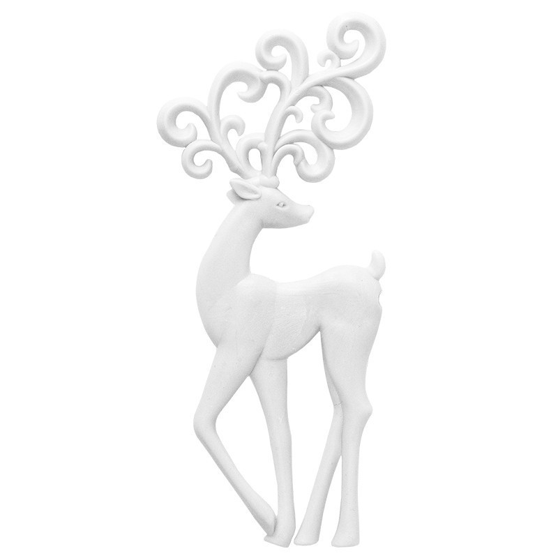 Jeleń figurki do dekoracji rozm. 7 cm x 16,5 cm