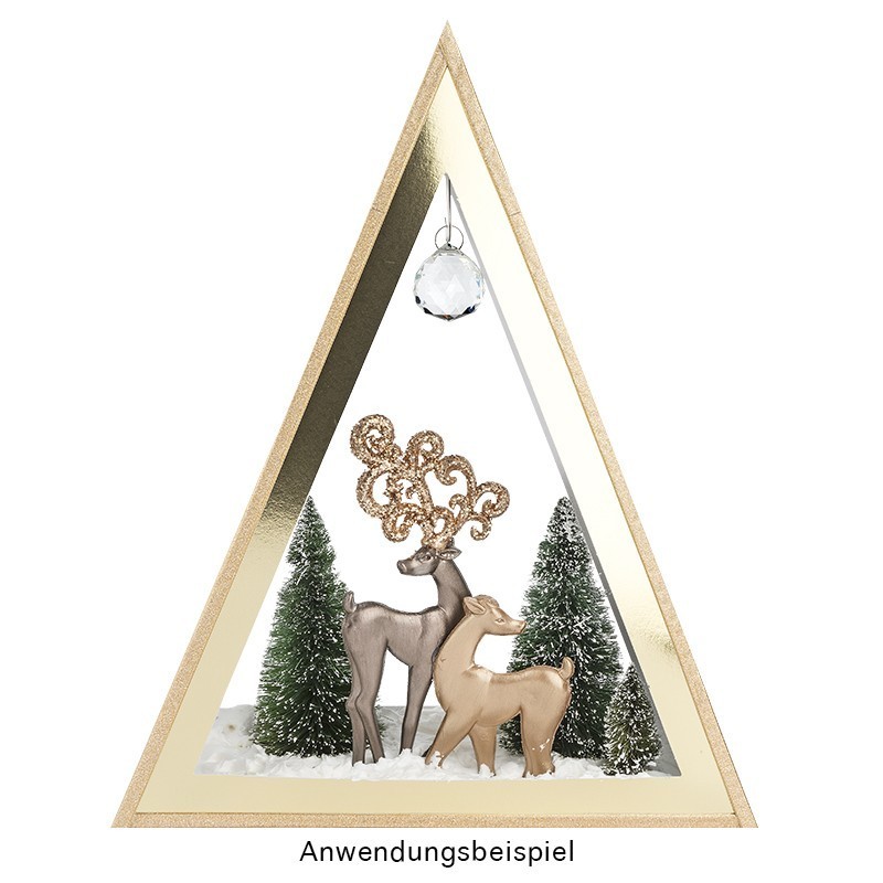 Jeleń figurki do dekoracji rozm. 7 cm x 16,5 cm