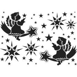 Szablon A4 - aniołki