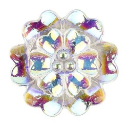 Kwiatki kryształowe samoprzylepne, arkusz 10 cm x 30 cm