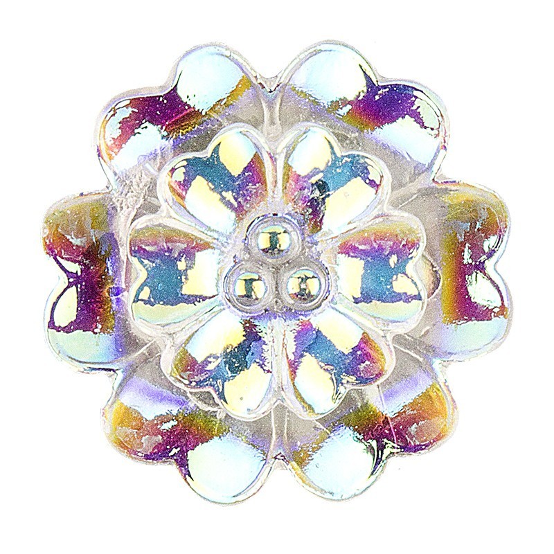 Kwiatki kryształowe samoprzylepne, arkusz 10 cm x 30 cm