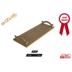 Taca z MDF, trzy podstawki pod kubki, rozm. 45 x 18 cm