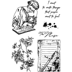 Stemple Ciao Bella, Muse, 6 szt., rozm. 10x15 cm