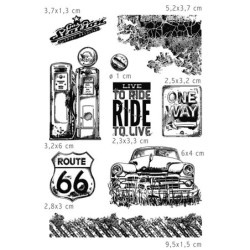 Stemple Ciao Bella, Ostra Jazda nr 2, 9 szt, rozm. 10x15 cm