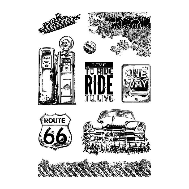 Stemple Ciao Bella, Ostra Jazda nr 2, 9 szt, rozm. 10x15 cm