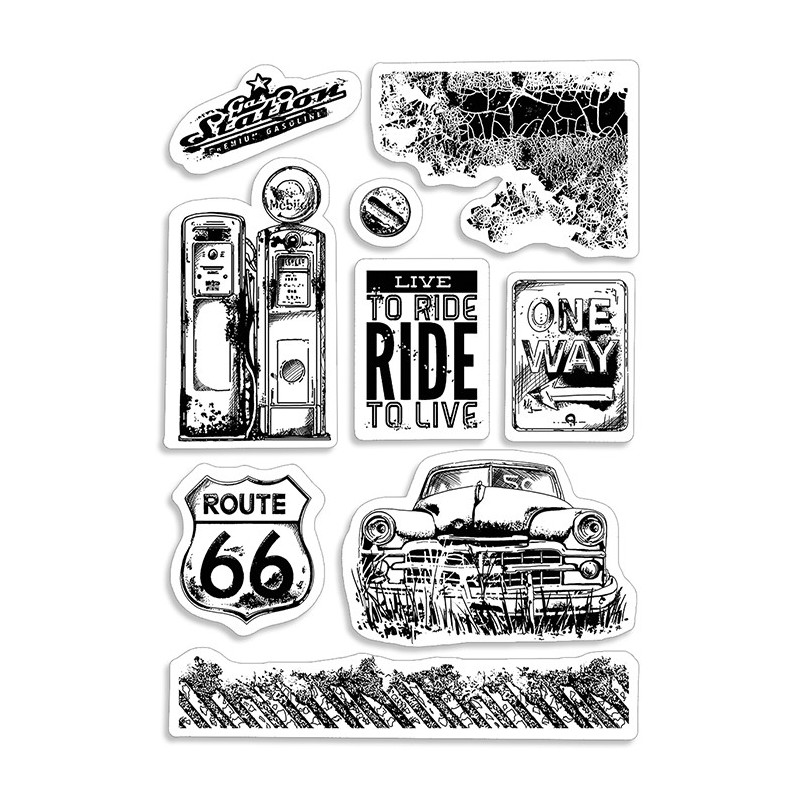 Stemple Ciao Bella, Ostra Jazda nr 2, 9 szt, rozm. 10x15 cm