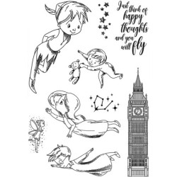 Ciao Bella stemple, Piotruś Pan, rozm. 10 x 15 cm, 9 motywów