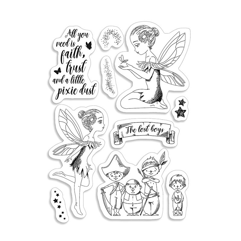 Stemple Ciao Bella, Piotruś Pan nr 4, 10 szt, rozm. 10x15 cm