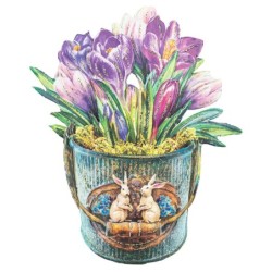 Motywy 3D Wielkanocne, rozm. 7-10 cm, 10 szt.