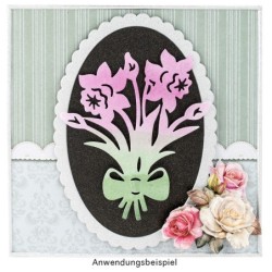 Wykrojnik do papieru kwiaty 5 szt