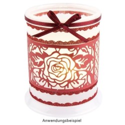 Wykrojnik do papieru kwiatowy 2szt