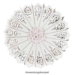 Wykrojik do papieru - kwiat rozetka 4 szt