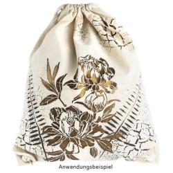 Szablon do malowania piwonie rozm. A4