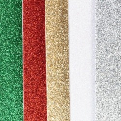 Pianka EVA 3, brokatowa, samoprzylepna, 2mm, 10 szt