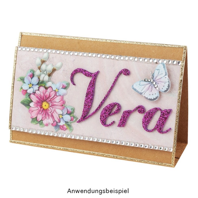 Pianka EVA 5, brokatowa, samoprzylepna, 2 mm, 10 szt.