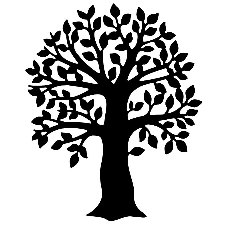 Wykrojnik do papieru, drzewo rozm. 9,4 cm x 11, 4 cm