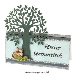 Wykrojnik do papieru, drzewo rozm. 9,4 cm x 11, 4 cm