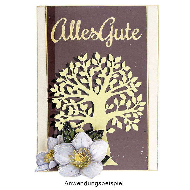 Wykrojnik do papieru, drzewo rozm. 9,4 cm x 11, 4 cm