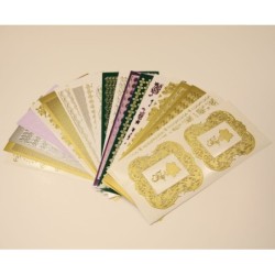 Zestaw naklejek ażurowych...