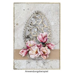 Motywy 3D, wiosenne gałązki 10 szt.