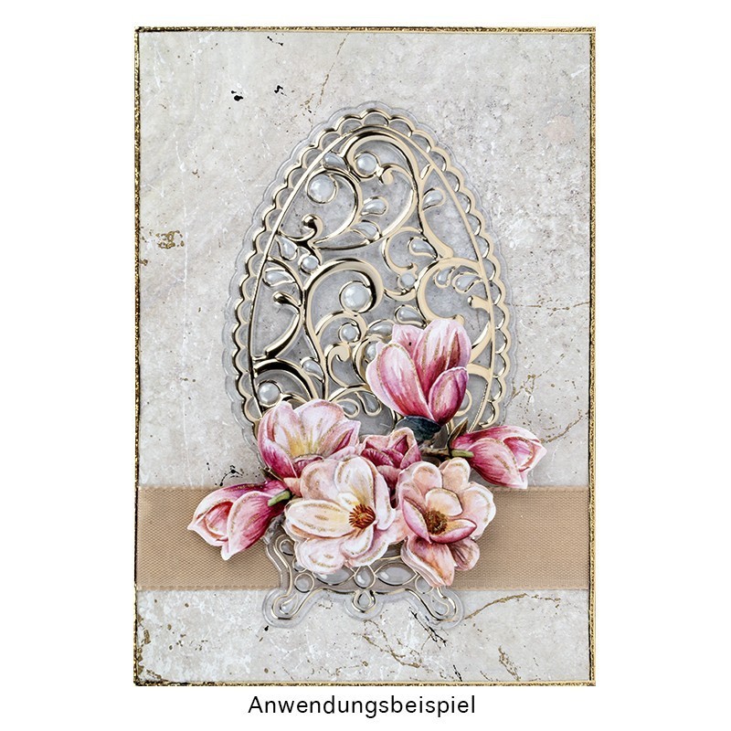 Motywy 3D, wiosenne gałązki 10 szt.