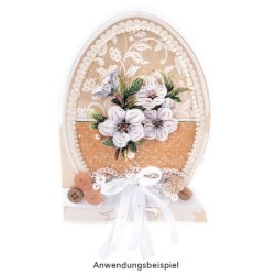 Motywy 3D, wiosenne gałązki 10 szt.