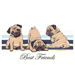 zdobienie tkanin, prasowanka mopsy,