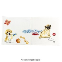 Prasowanka, termo aplikacja, Pieski, rozm. A4