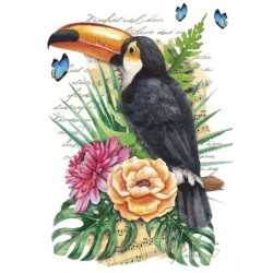 zdobienie tkanin, tukan prasoawnka