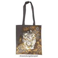 Prasowanka, termo aplikacja A4 - zegar