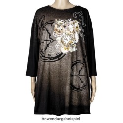 Prasowanka, termo aplikacja A4 - zegar