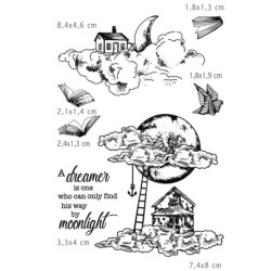 Ciao Bella stemple, rozm. 10x15 cm, Moonlight