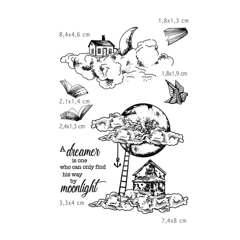 Ciao Bella stemple, rozm. 10x15 cm, Moonlight