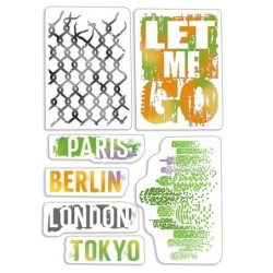 Stemple zestaw, rozm. 10x15...