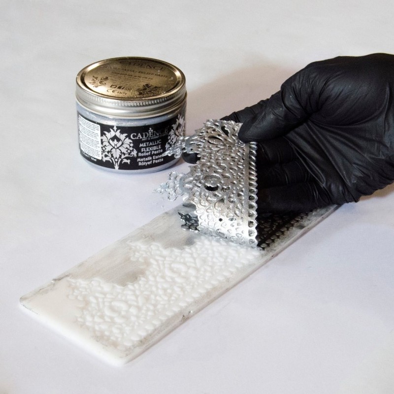 Pasta flexible metalizowana 150ml, srebrna