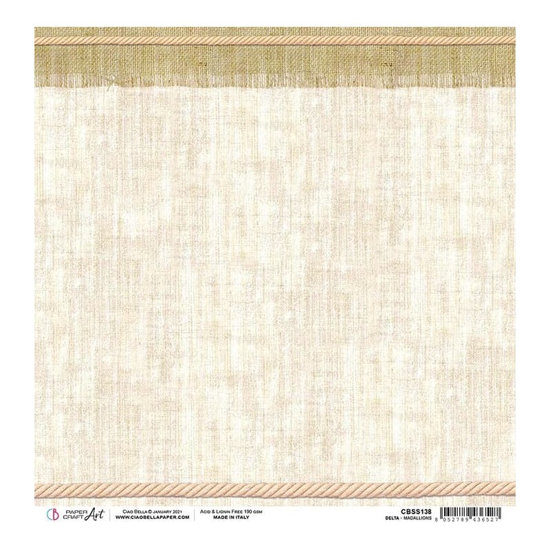 Delta medaliony, arkusz papieru rozm. 30,5 x30,5 cm