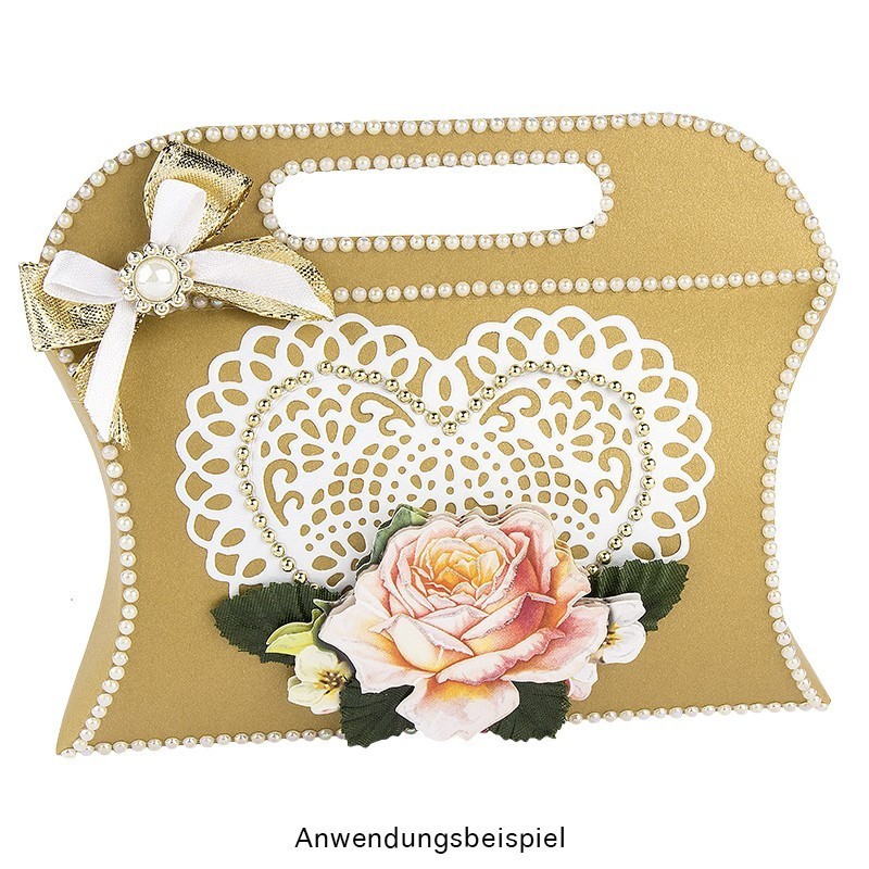 Wykrojnik do papieru, serce rozm. 10,2 x 8,8 cm